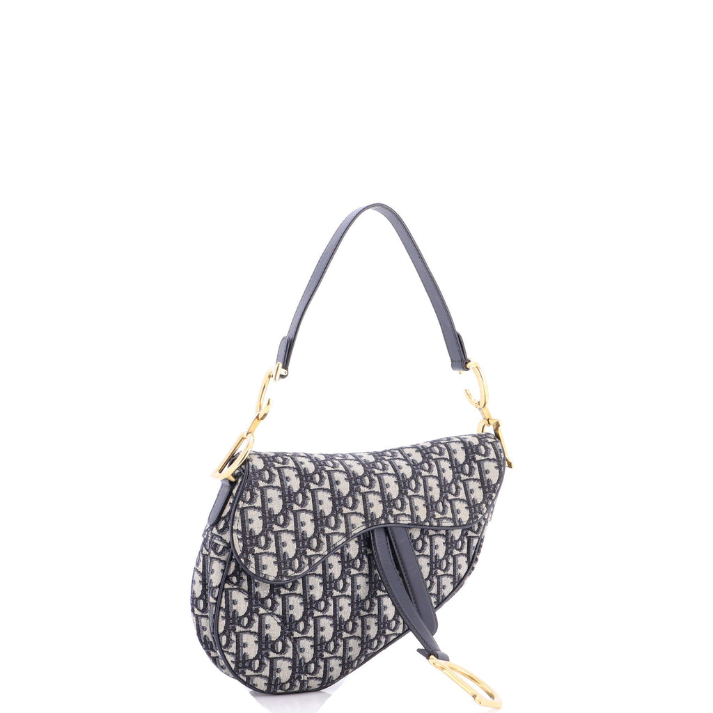 Saddle Handbag Oblique Canvas Medium