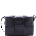 Cassette Crossbody Bag Maxi Intrecciato Leather Large