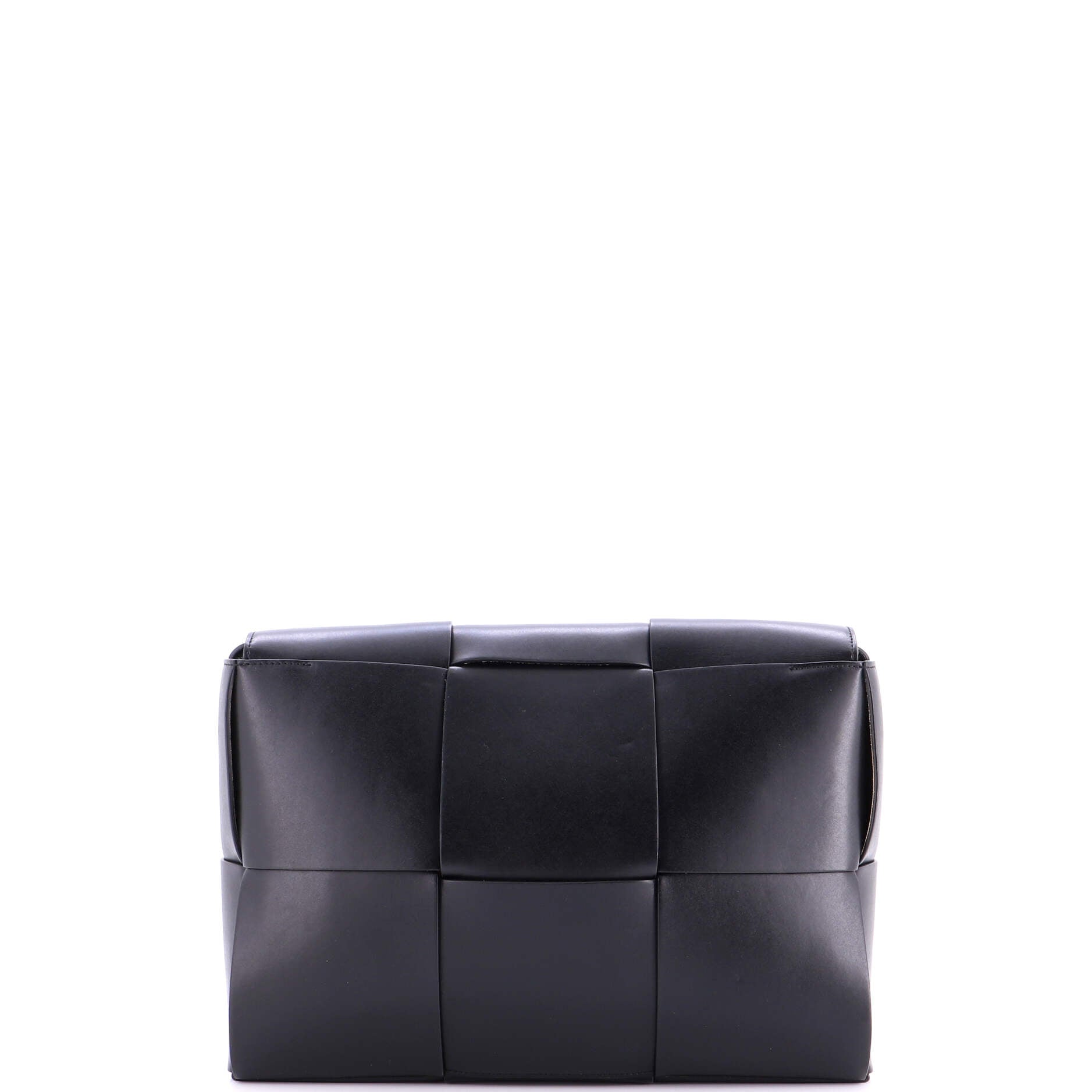 Cassette Crossbody Bag Maxi Intrecciato Leather Large