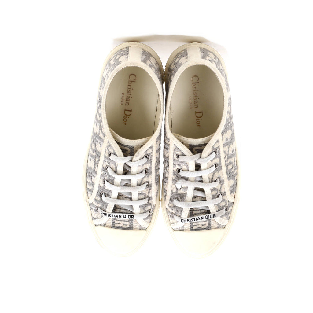Women's Walk'N'Dior Sneakers Oblique Canvas