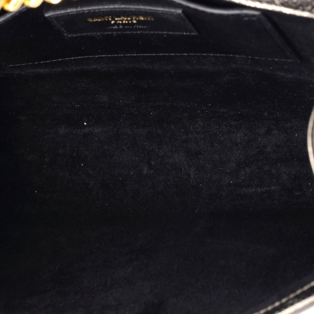 Classic Monogram Crossbody Bag Grainy Leather Medium