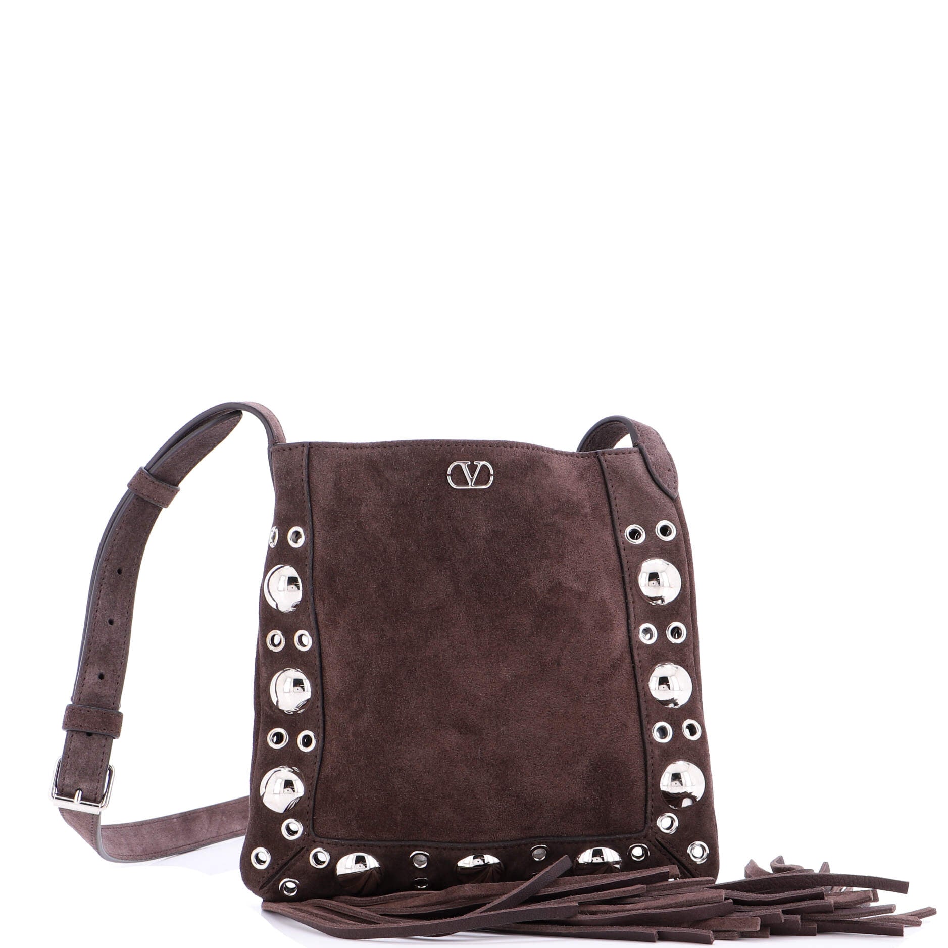 Nellcote Shoulder Bag Studded Suede