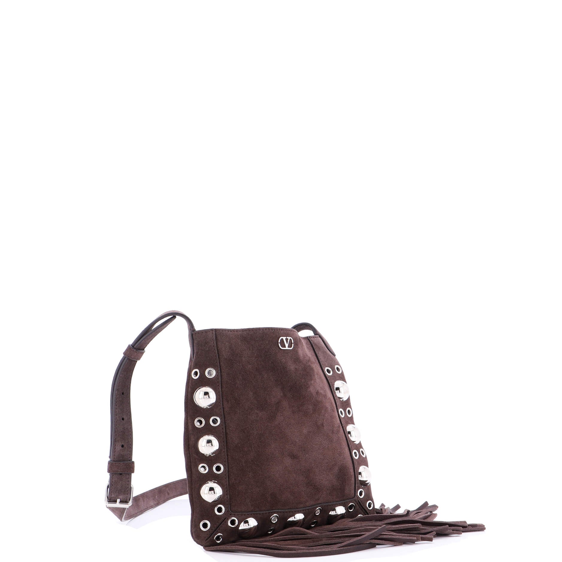 Nellcote Shoulder Bag Studded Suede