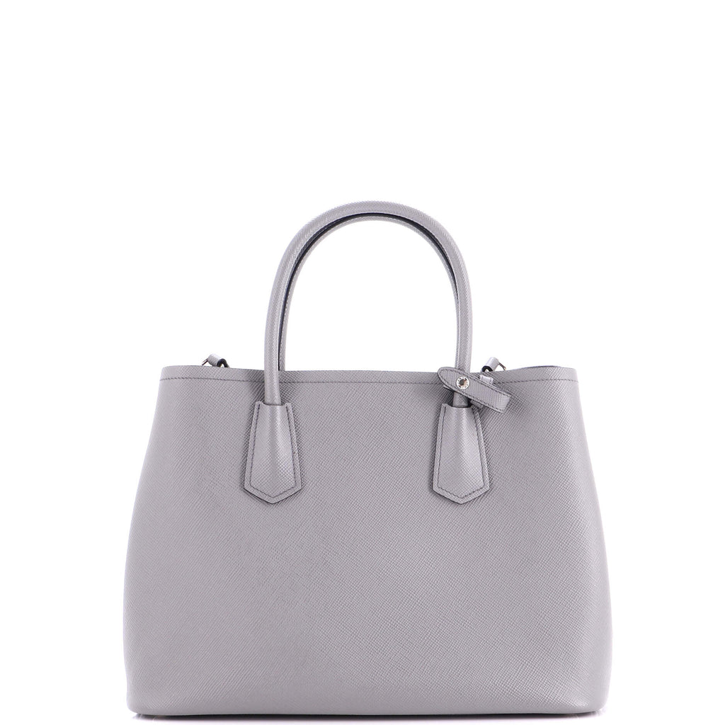 Cuir Double Tote Saffiano Leather Medium
