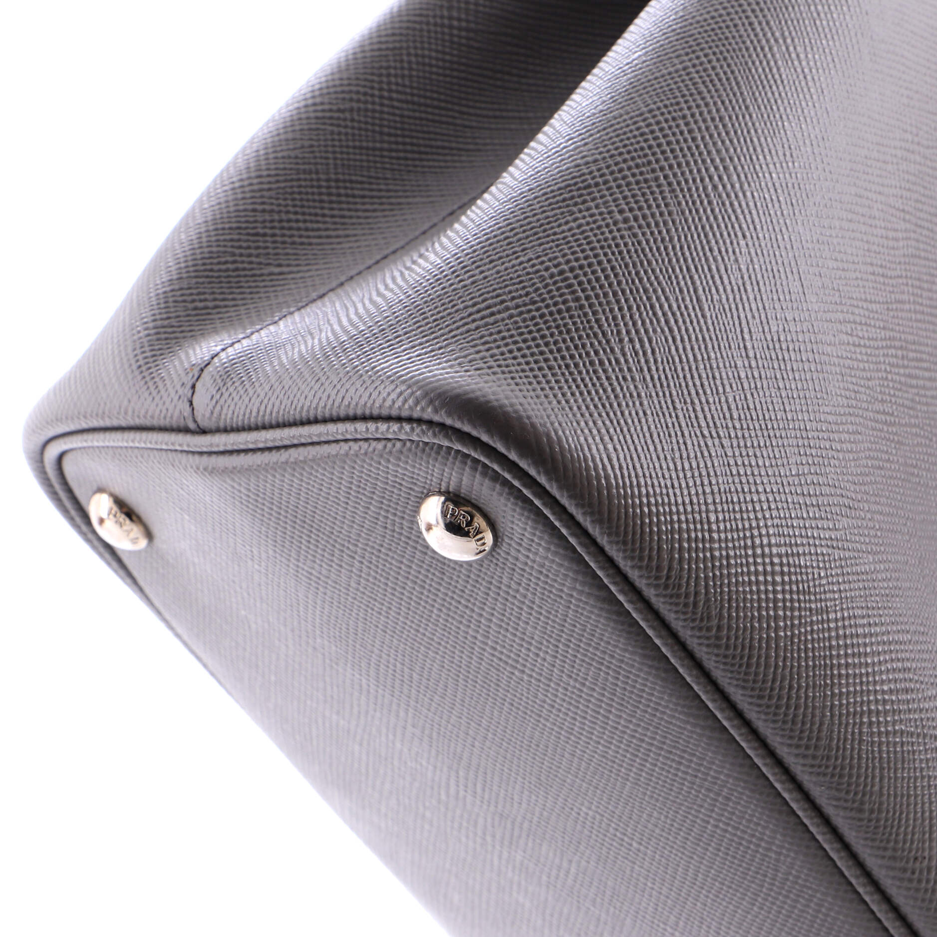 Cuir Double Tote Saffiano Leather Medium