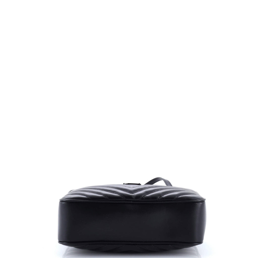 Lou Camera Bag Matelasse Chevron Leather Small