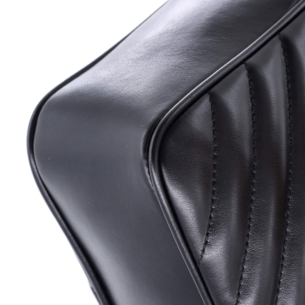 Lou Camera Bag Matelasse Chevron Leather Small