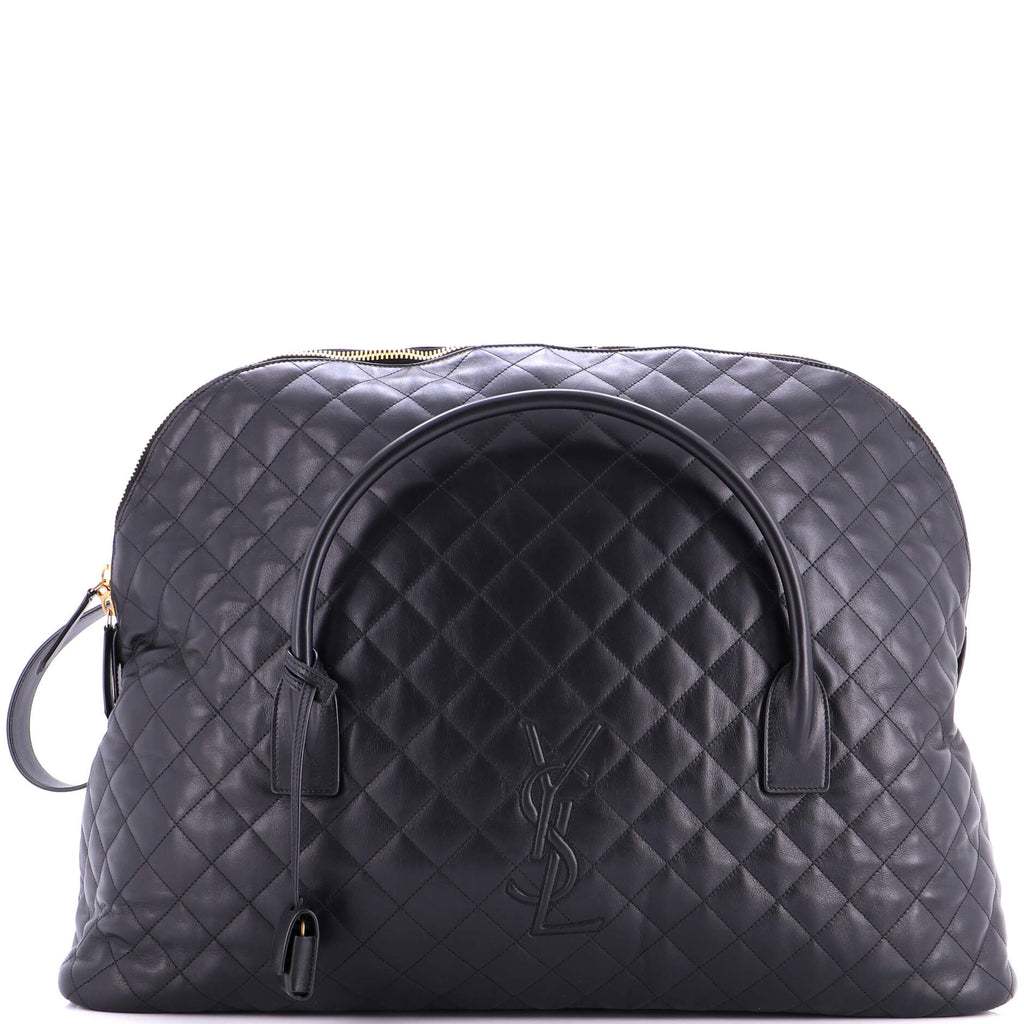 ES Giant Travel Bag Quilted Leather