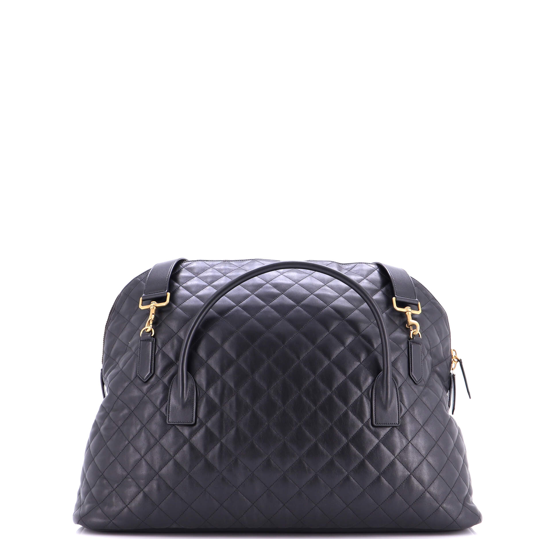 ES Giant Travel Bag Quilted Leather