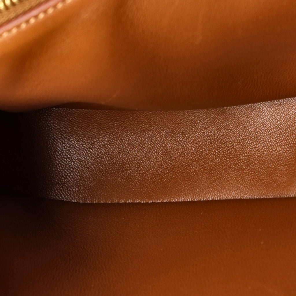 Triomphe Shoulder Bag Canvas with Leather Medium