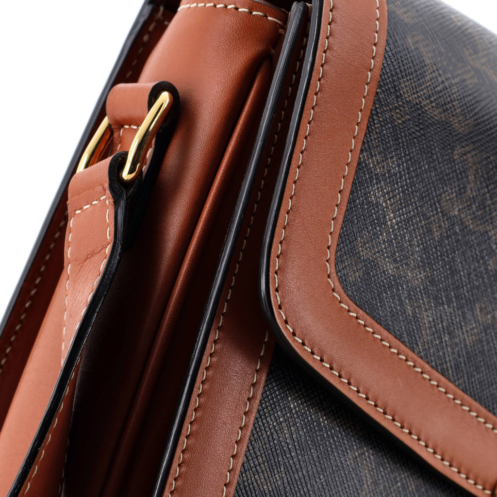 Triomphe Shoulder Bag Triomphe Coated Canvas Medium