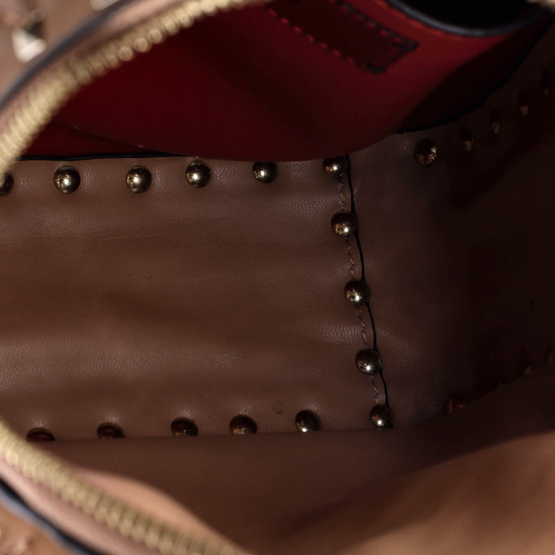 Rockstud Spike Backpack Quilted Leather Mini