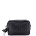 Logo Camera Bag Embossed Leather
