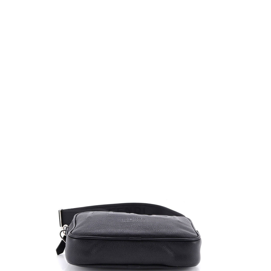 Logo Camera Bag Embossed Leather