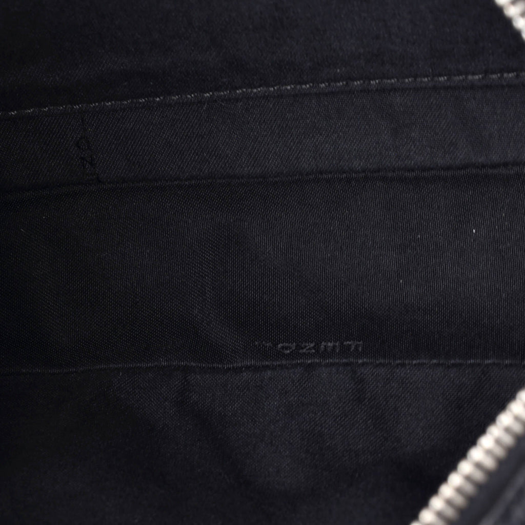 Logo Camera Bag Embossed Leather