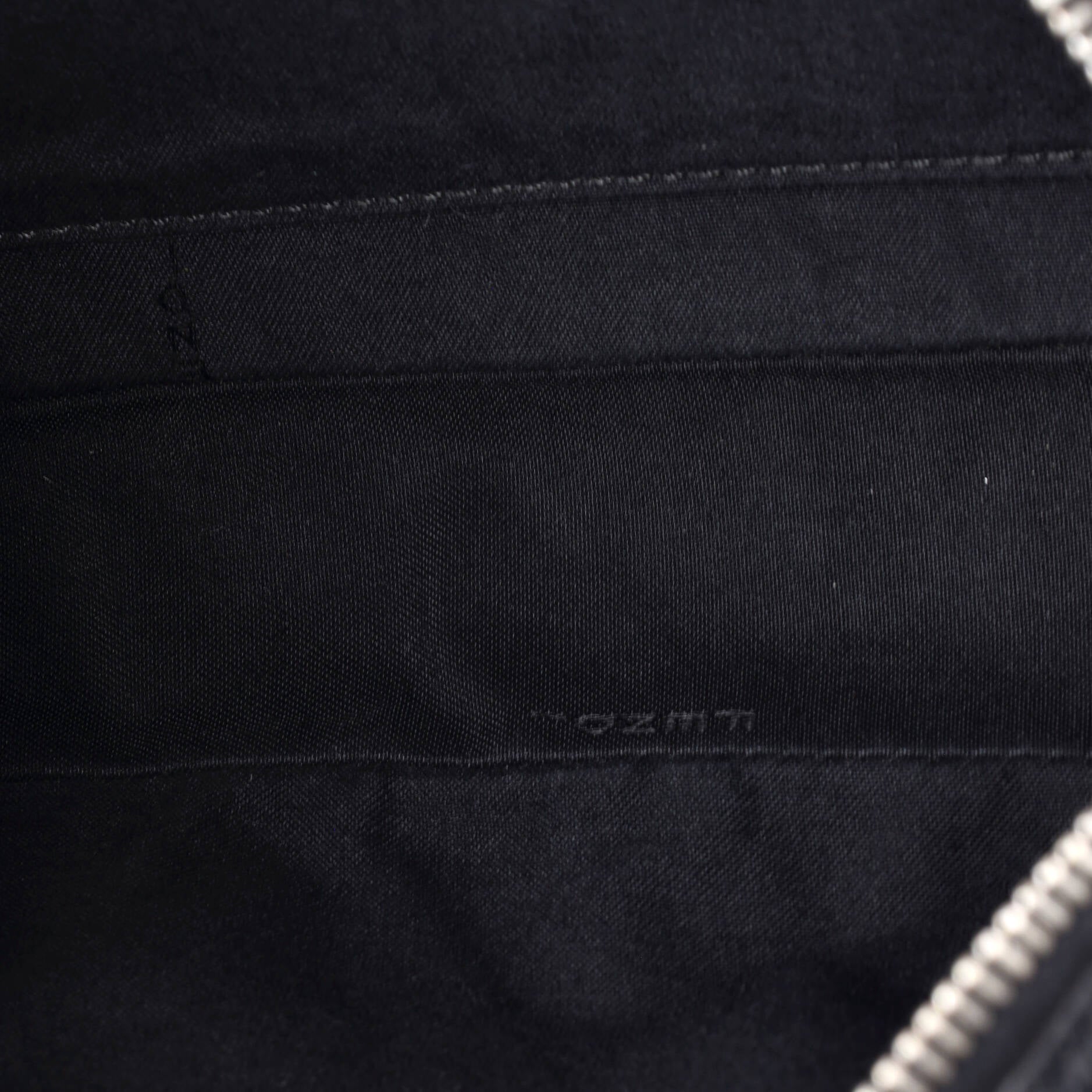 Logo Camera Bag Embossed Leather