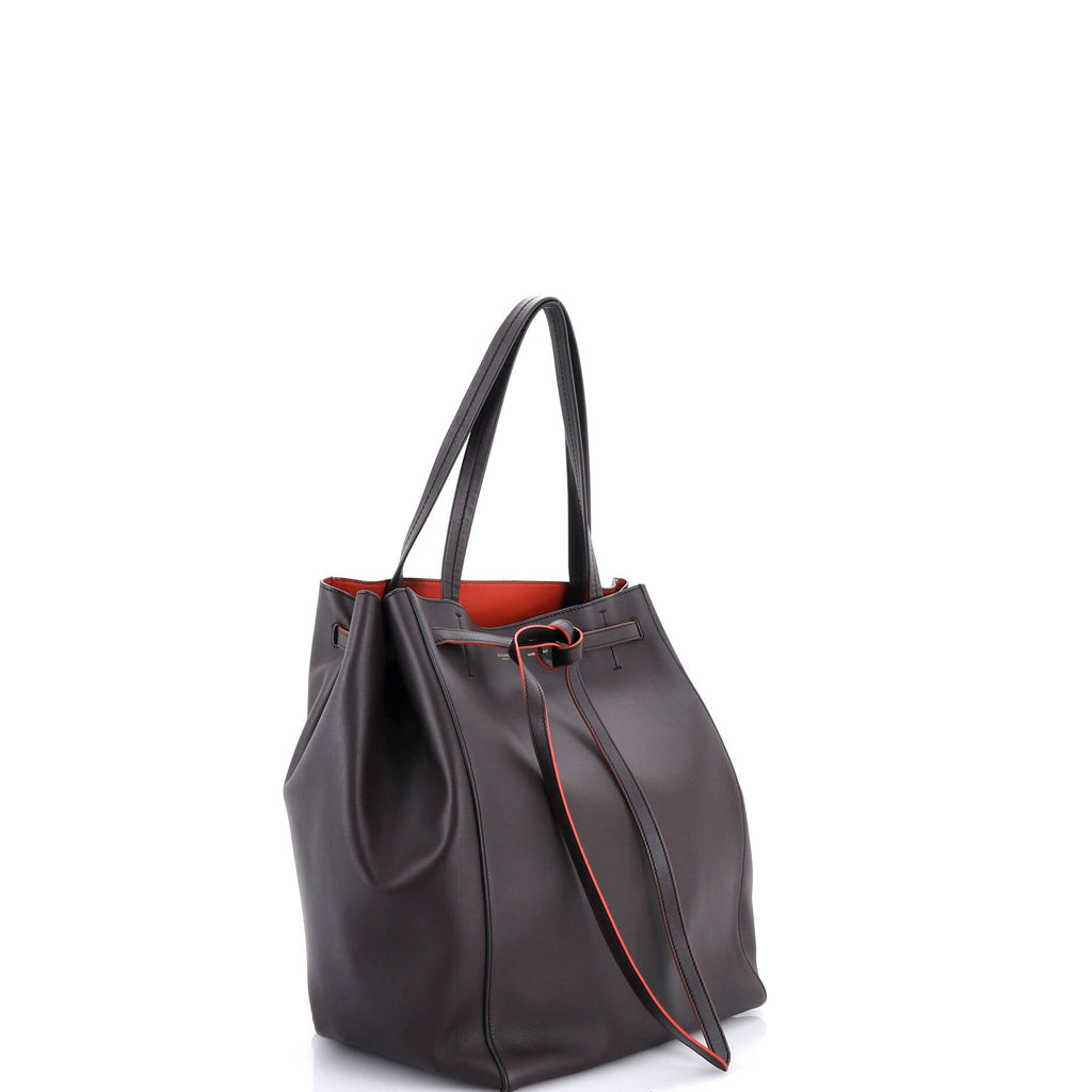 Phantom Tie Cabas Tote Leather Medium