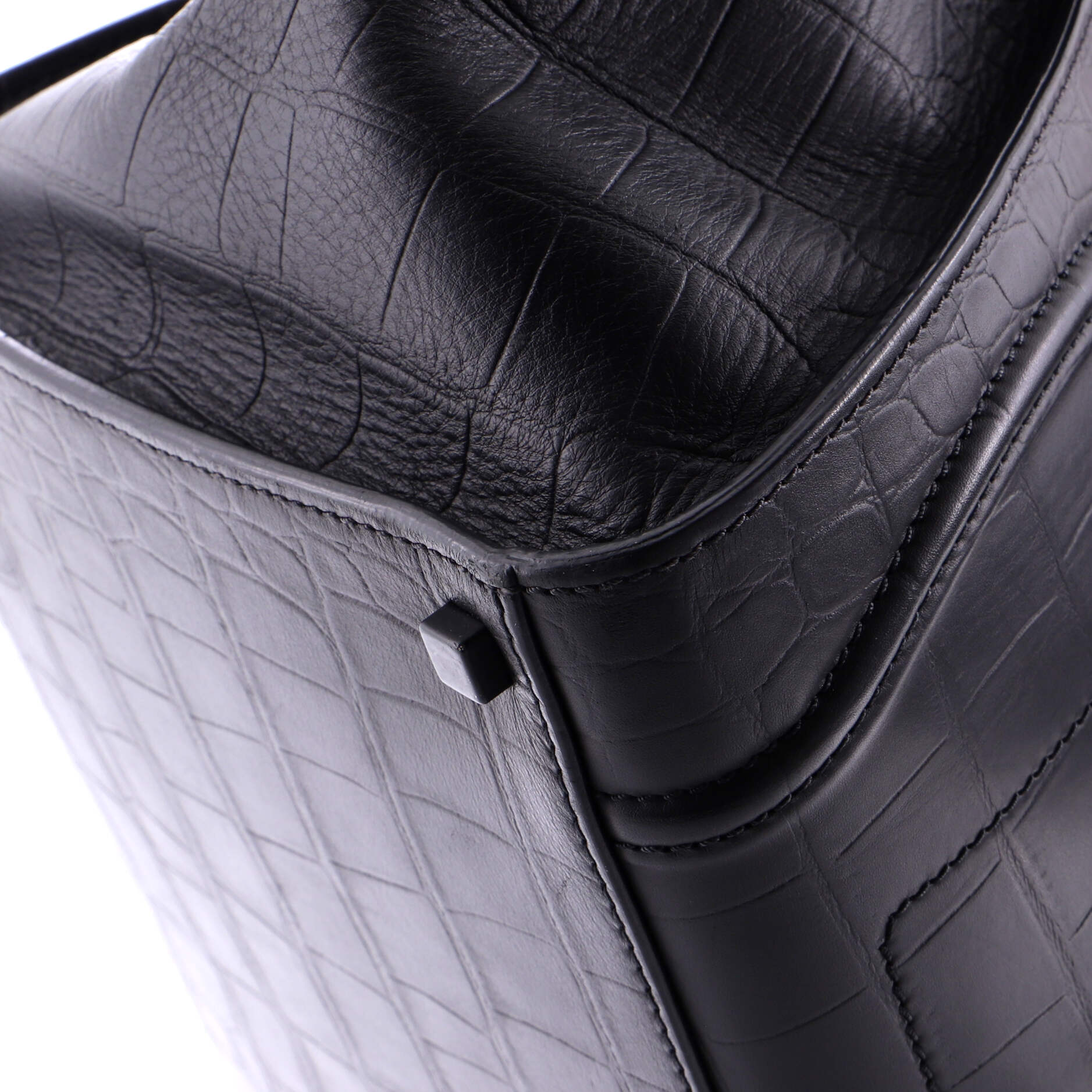 Phantom Bag Crocodile Embossed Leather Medium