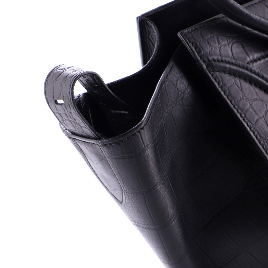 Phantom Bag Crocodile Embossed Leather Medium