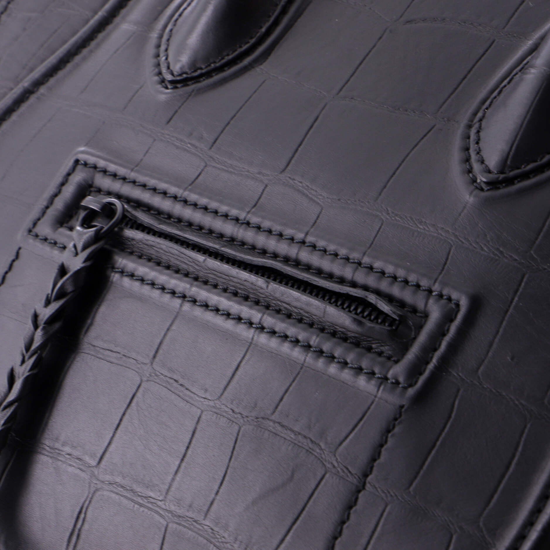 Phantom Bag Crocodile Embossed Leather Medium