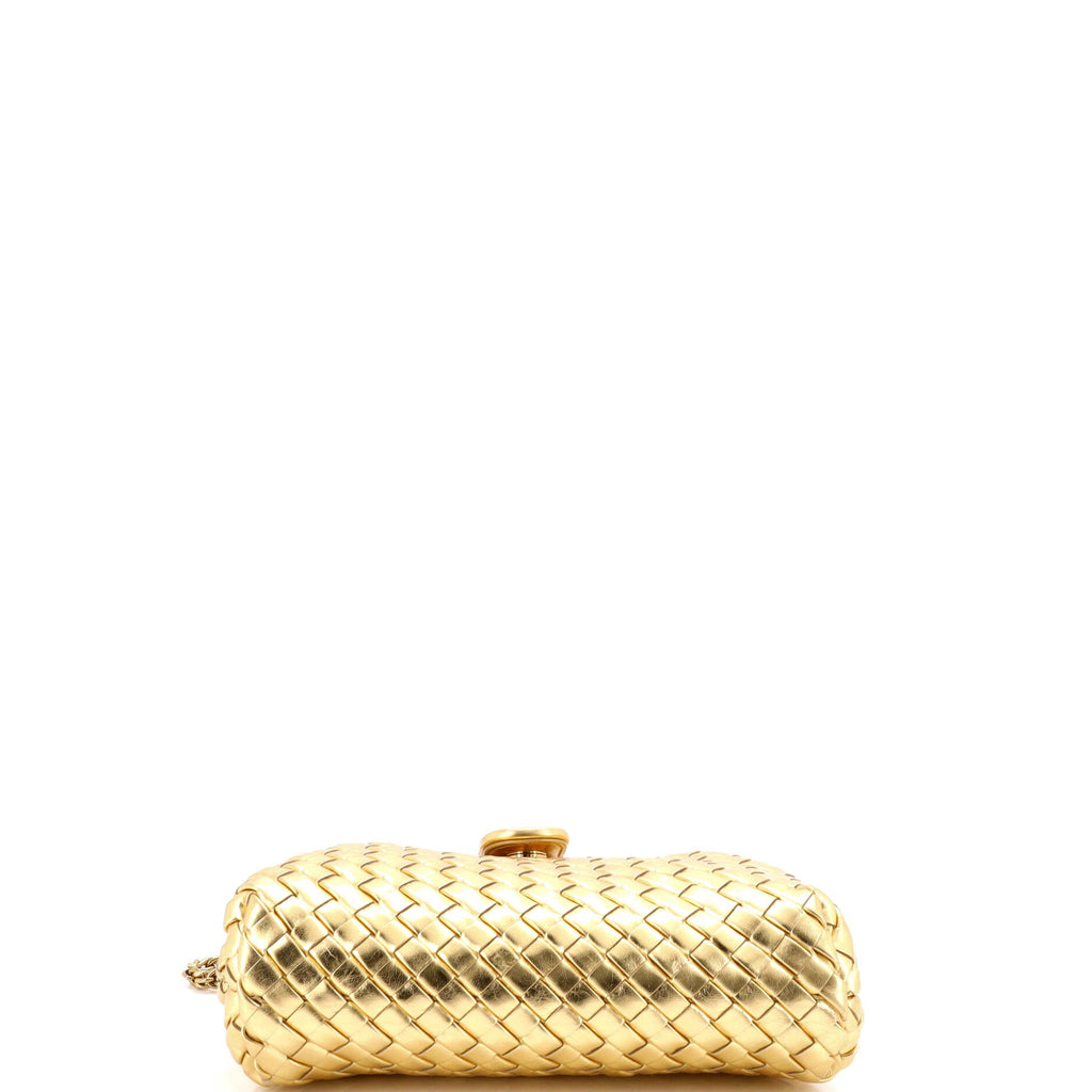 Lauren 1980 Clutch with Chain Intrecciato Nappa Medium