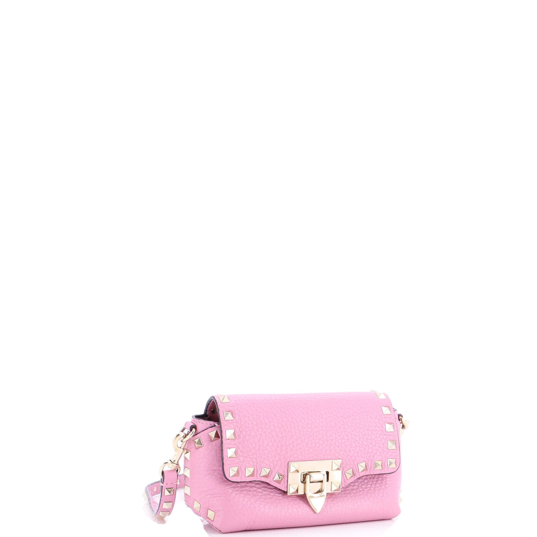 Rockstud Flip Lock Flap Bag Leather Mini