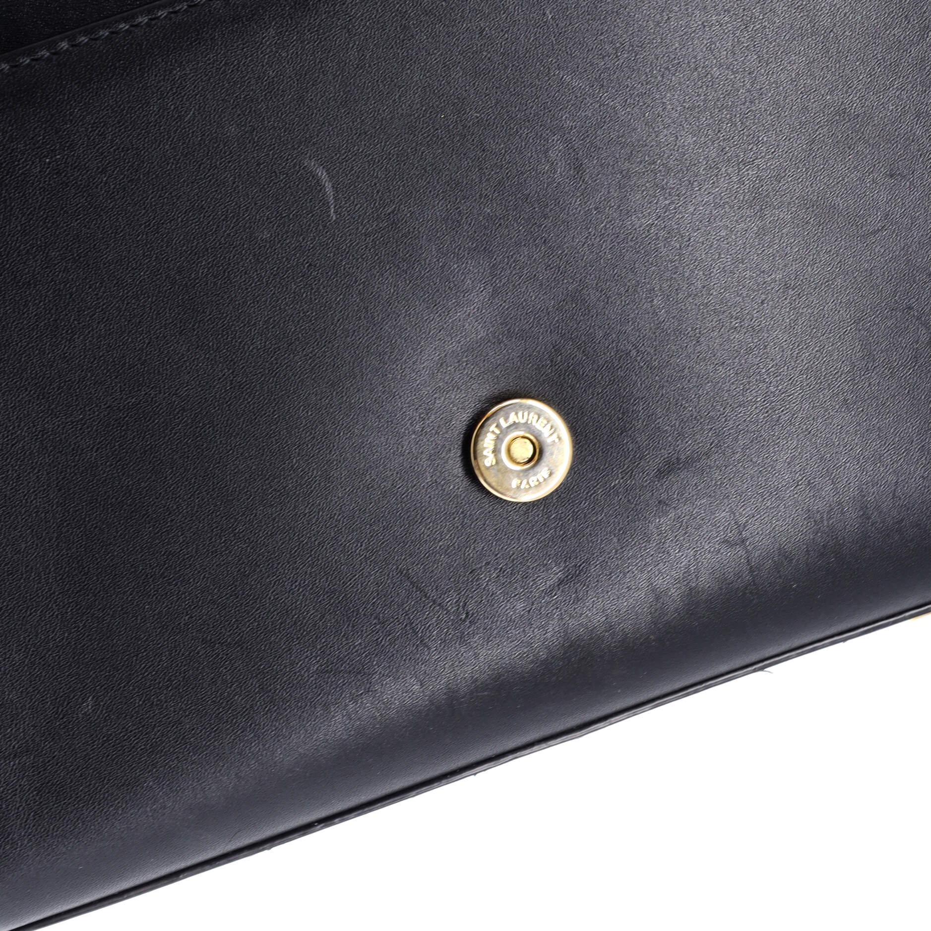 Classic Monogram Tassel Crossbody Bag Leather Small