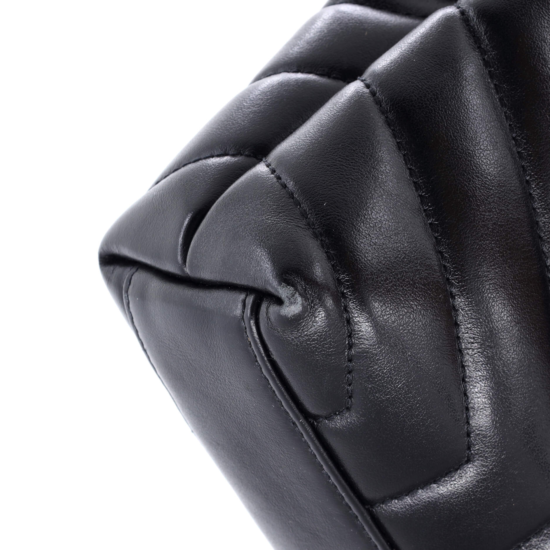 Loulou Shoulder Bag Matelasse Chevron Leather Toy