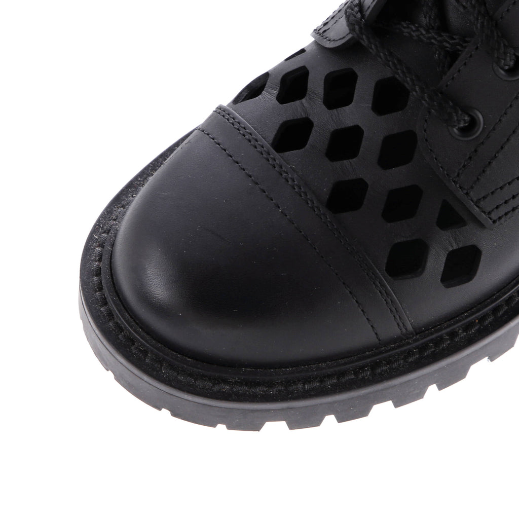 Women's D-Trap Cut-Out Ankle Boots Leather
