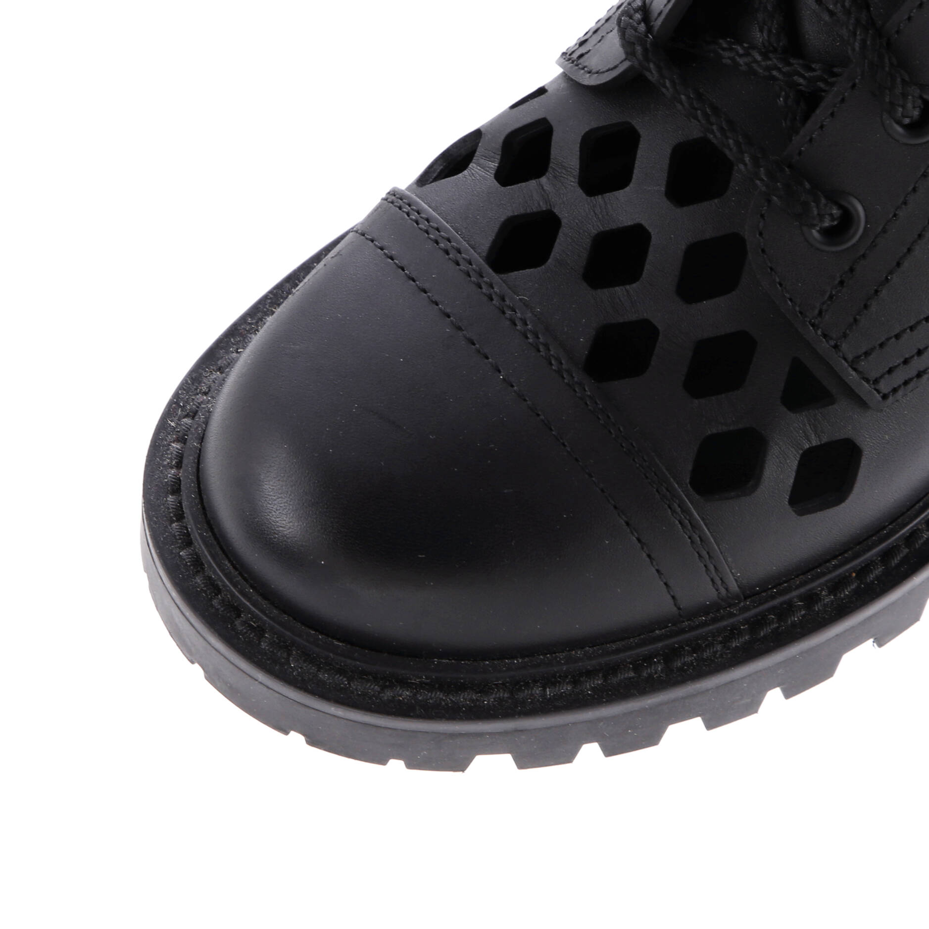 Women's D-Trap Cut-Out Ankle Boots Leather