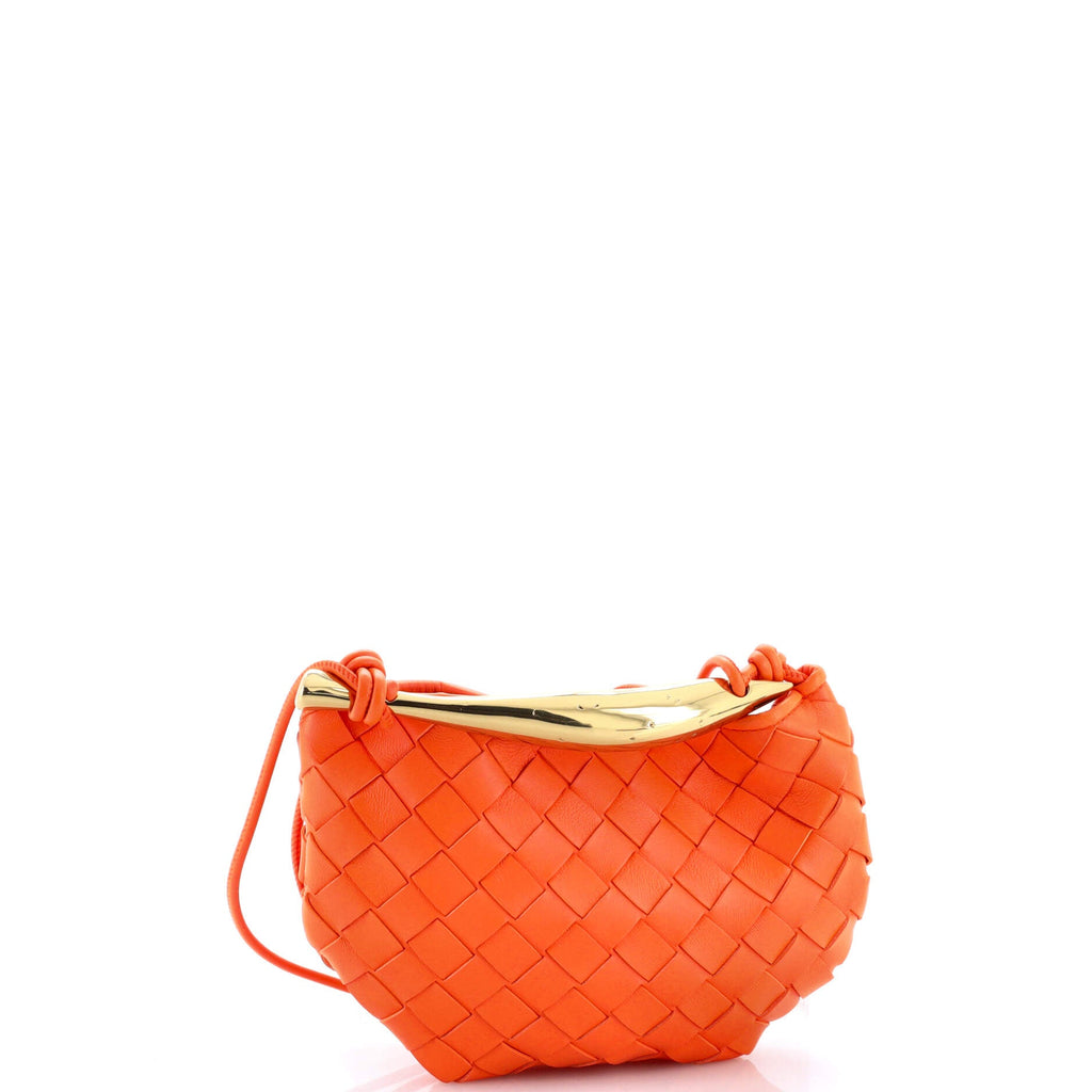 Sardine Top Handle Bag Intrecciato Nappa Mini