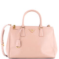 Double Zip Lux Tote Saffiano Leather Medium