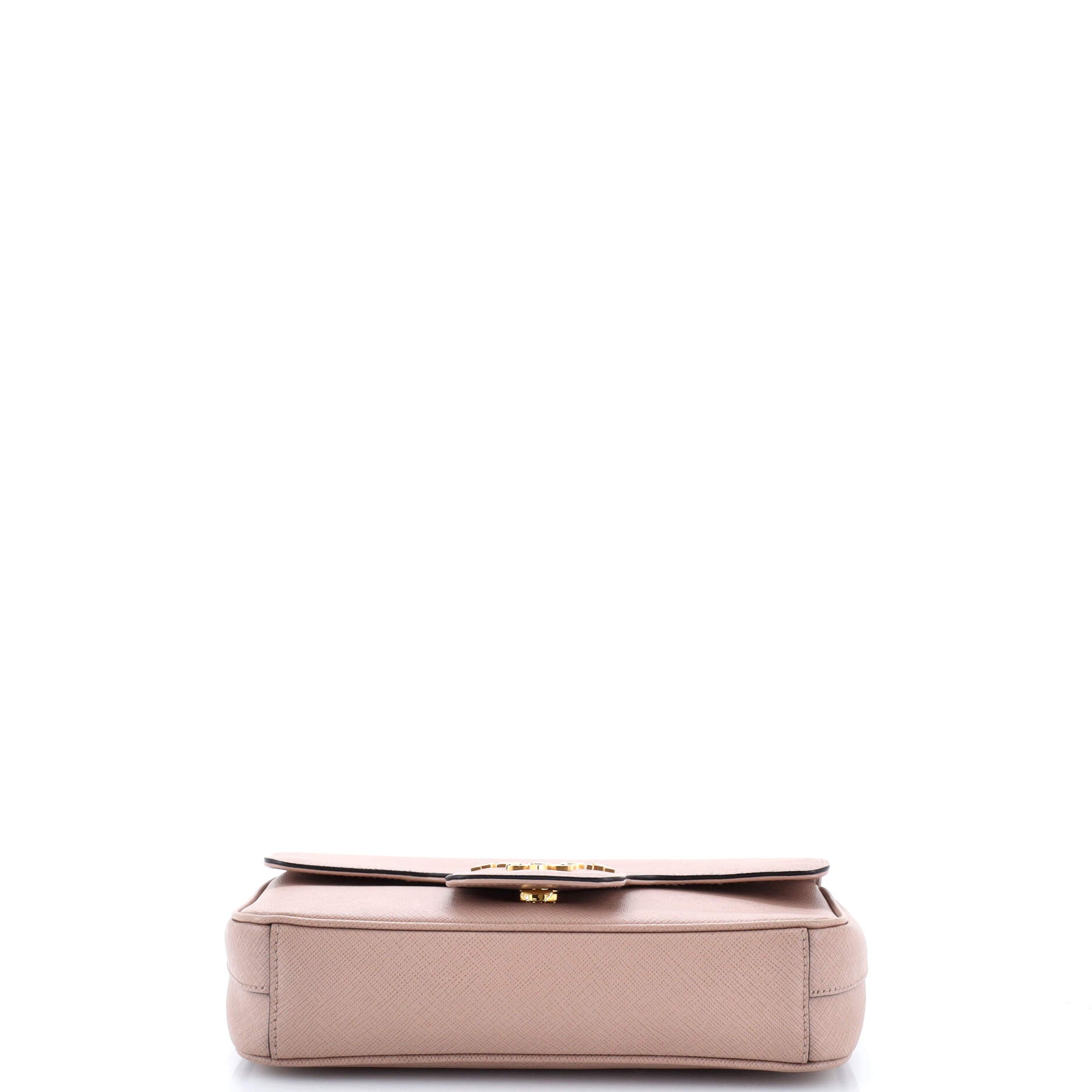 Pattina Flap Shoulder Bag Saffiano Leather Small