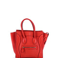Luggage Bag Grainy Leather Micro