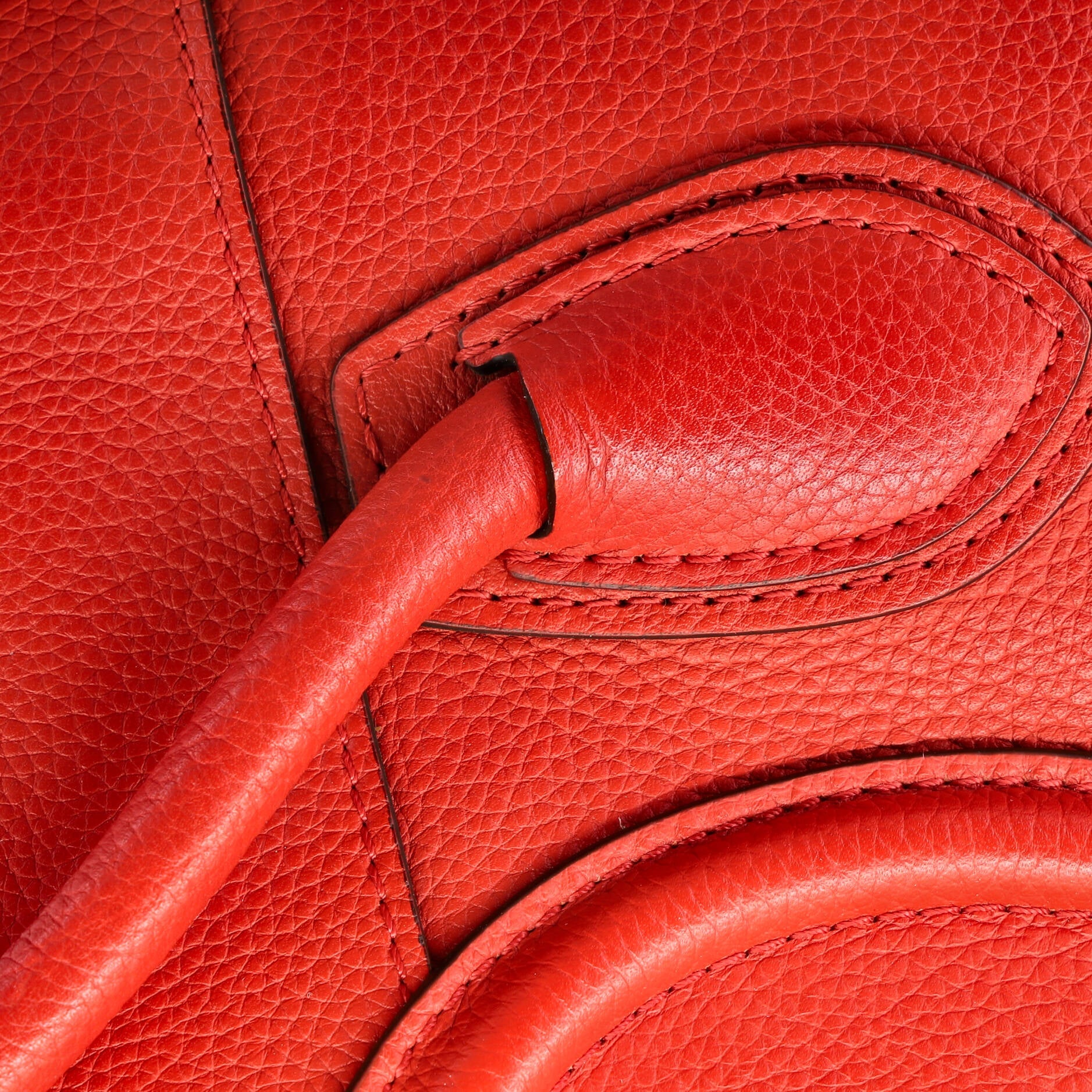 Luggage Bag Grainy Leather Micro