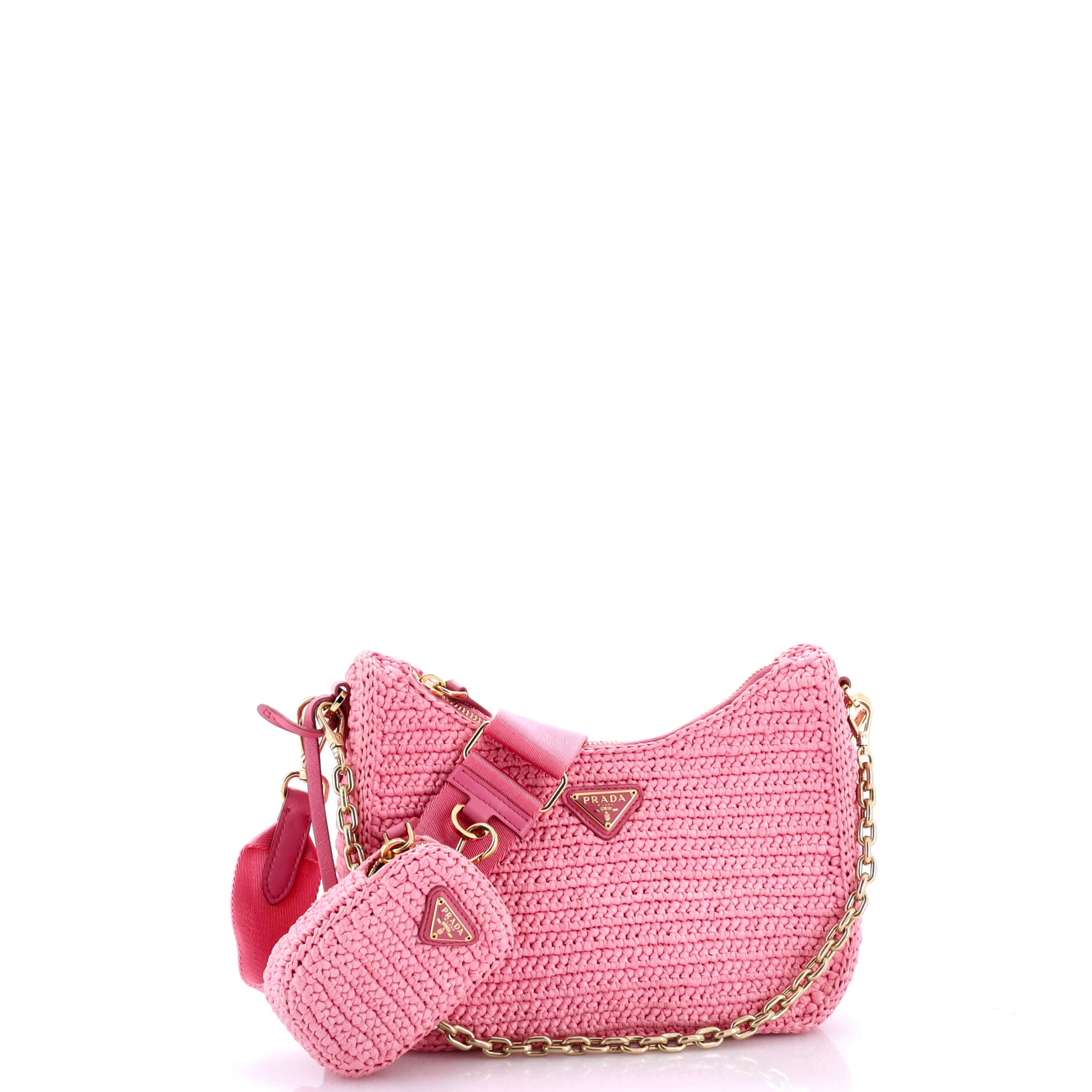 Re-Edition 2005 Shoulder Bag Raffia Small