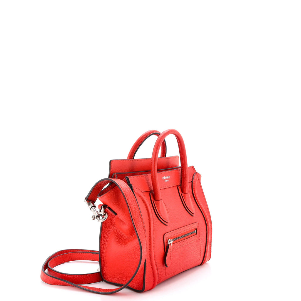 Luggage Bag Grainy Leather Nano