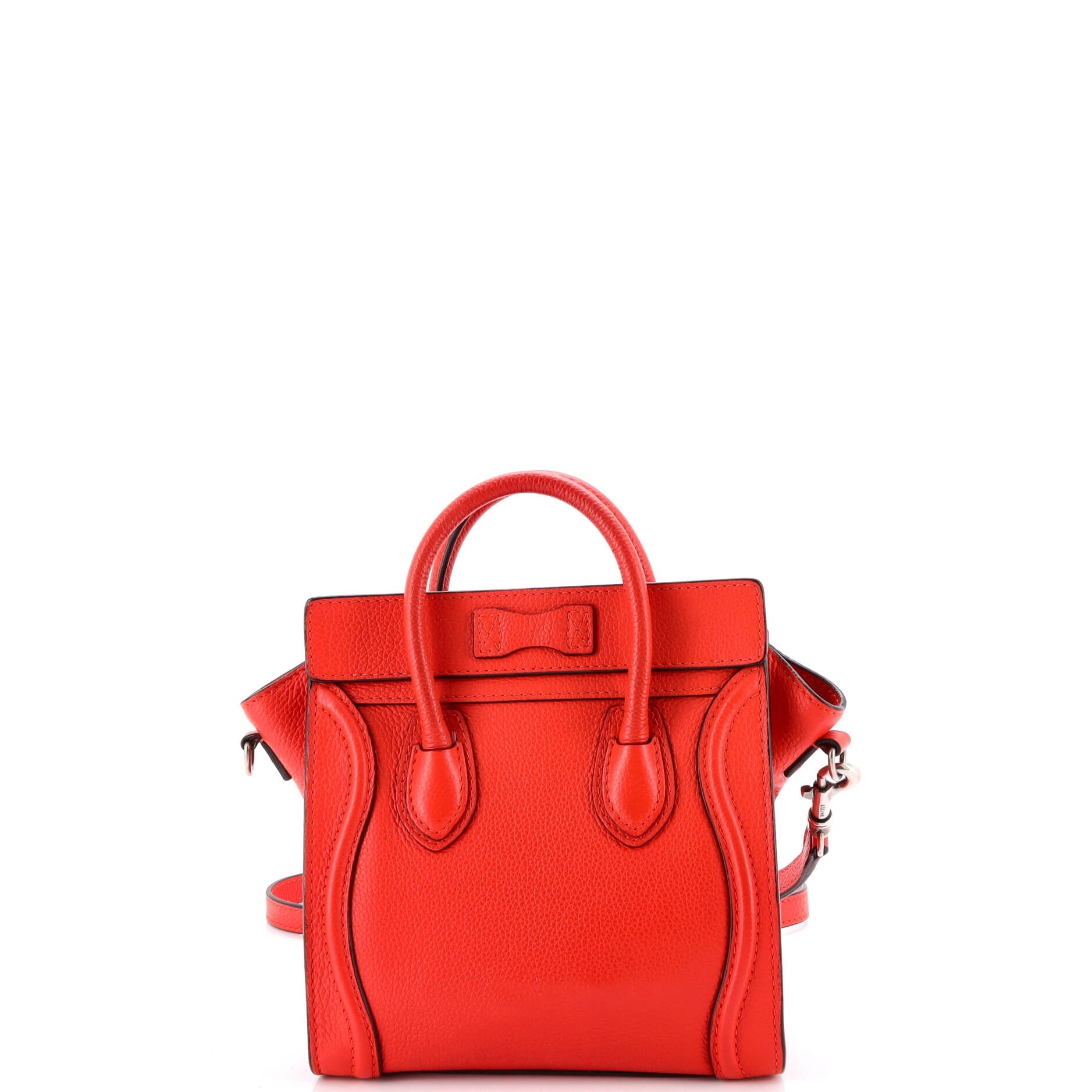 Luggage Bag Grainy Leather Nano