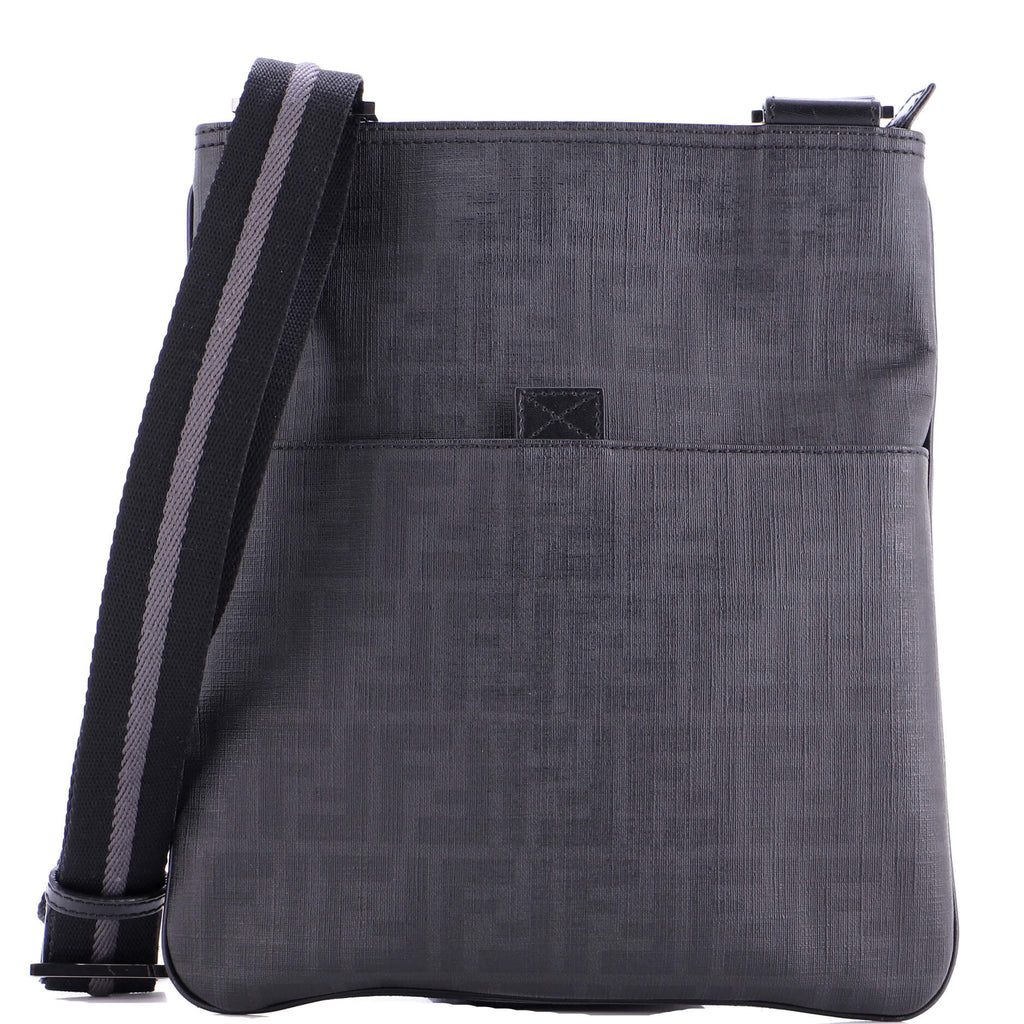 Front Pocket Messenger Bag Zucca Coated Canvas Medium