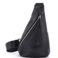 Triangle Logo Sling Bag Leather