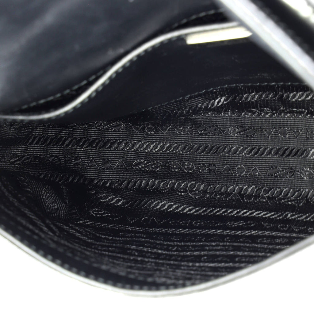 Cleo Flap Shoulder Bag Spazzolato Leather Small