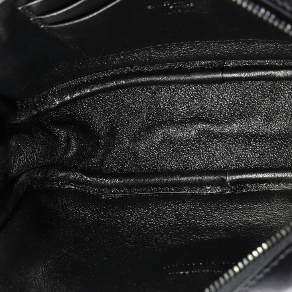 Lou Camera Bag Glitter Jacquard and Leather Mini