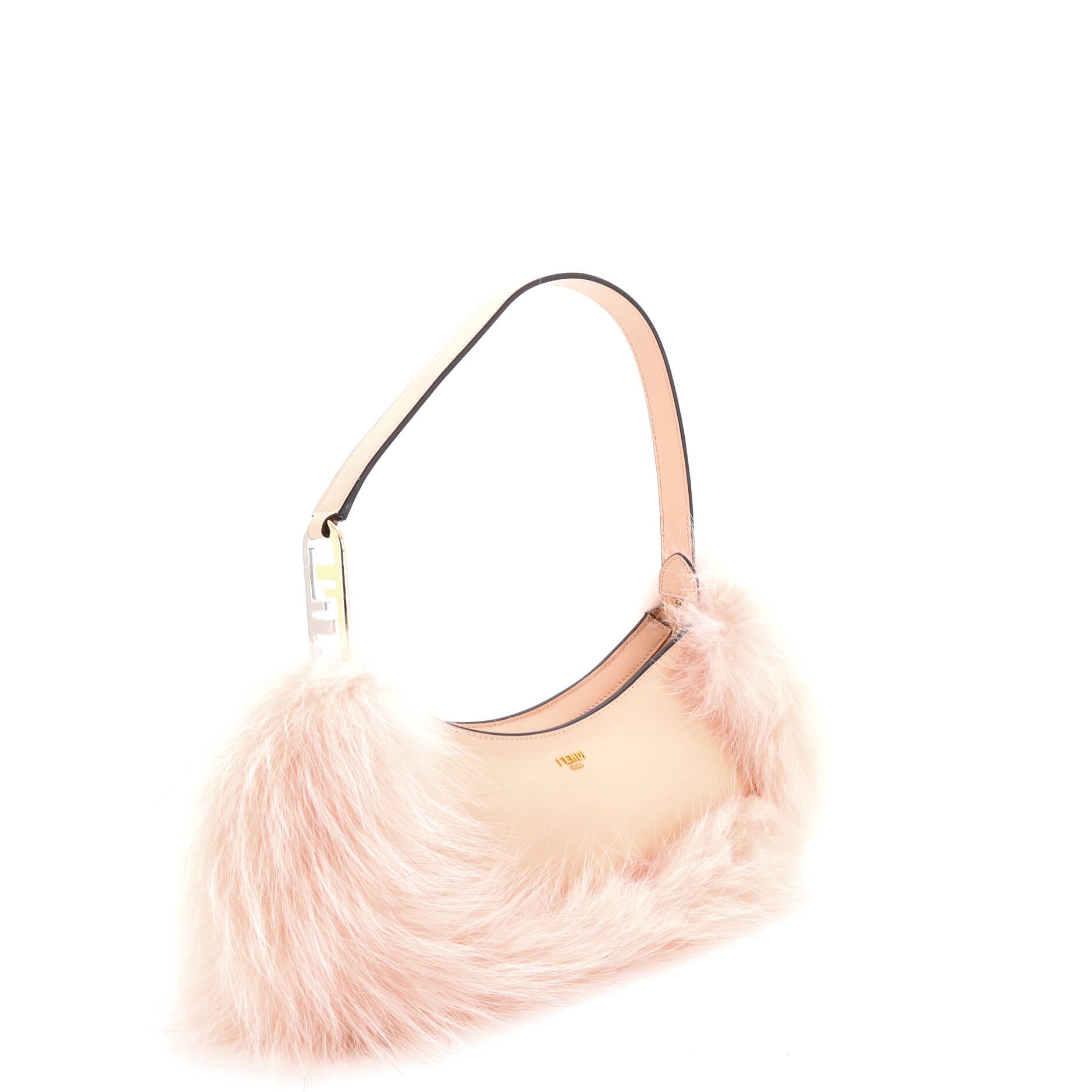 O’Lock Swing Shoulder Bag Leather with Fur