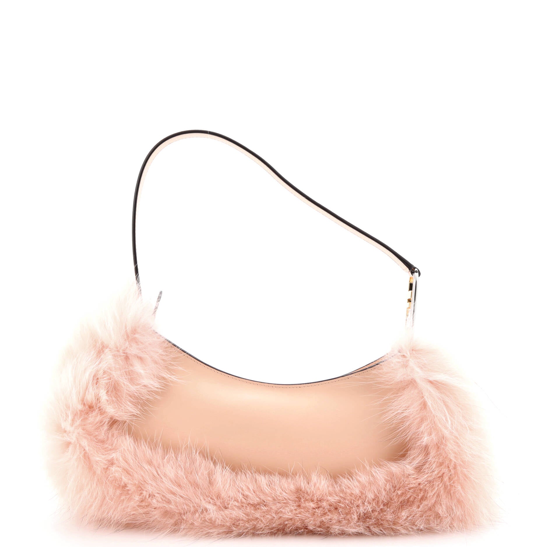 O’Lock Swing Shoulder Bag Leather with Fur