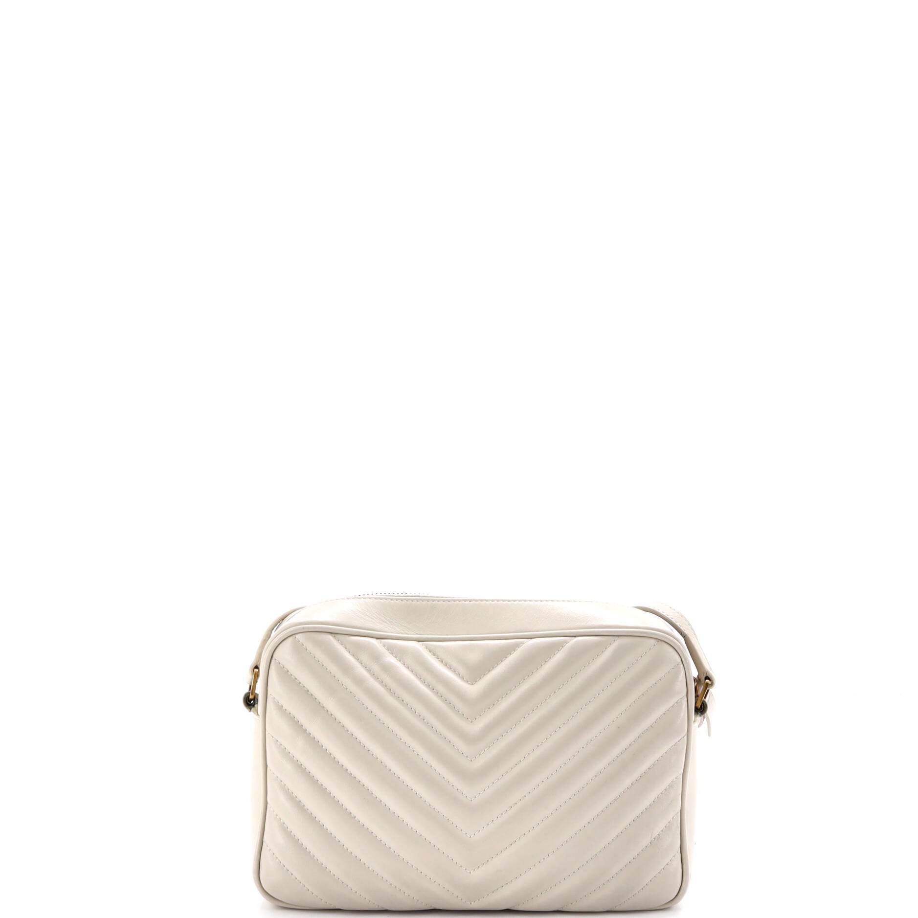 Lou Camera Bag Matelasse Chevron Leather Small
