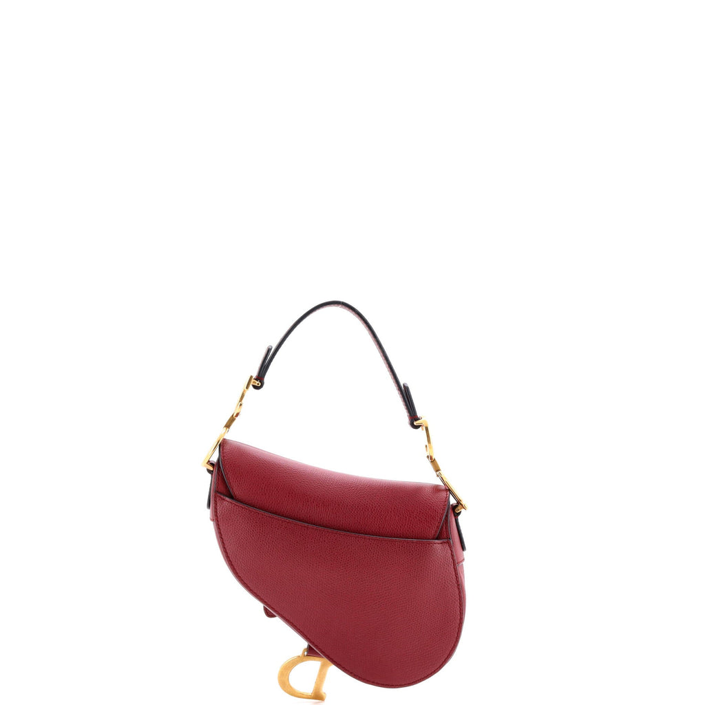 Saddle Handbag Leather Mini