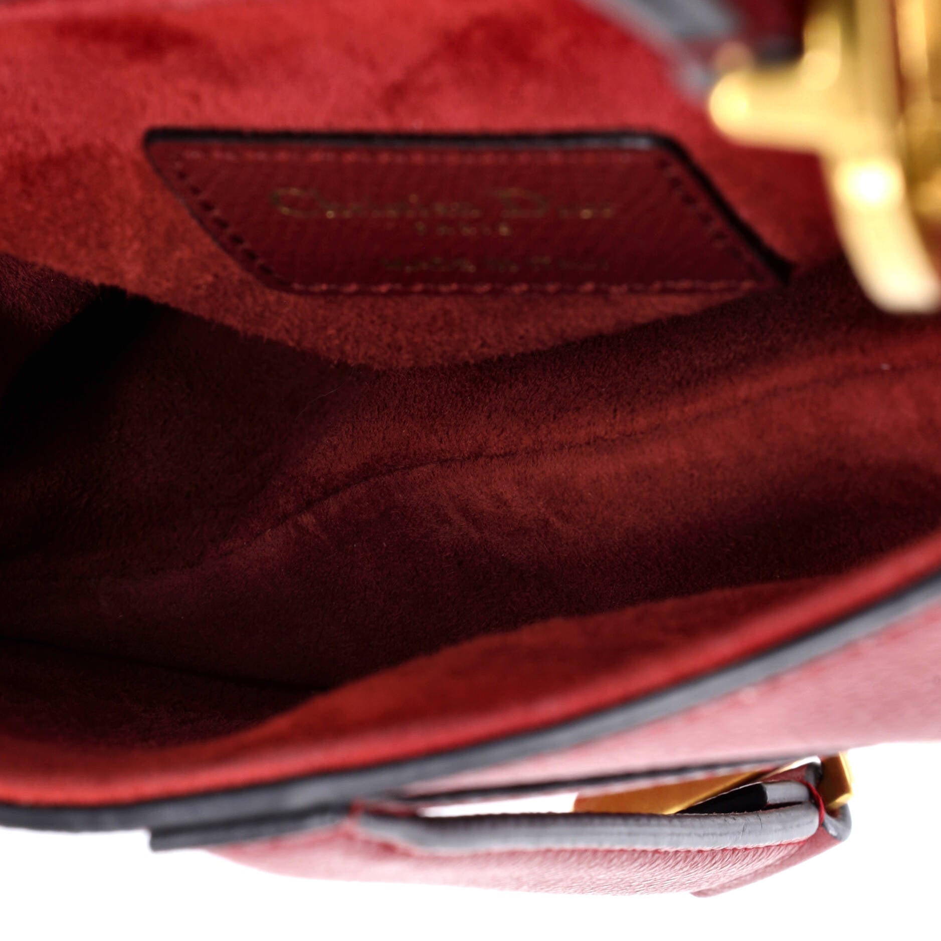 Saddle Handbag Leather Mini