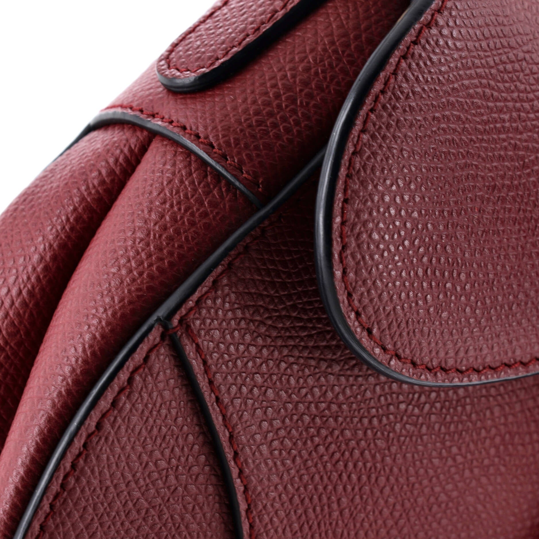 Saddle Handbag Leather Mini