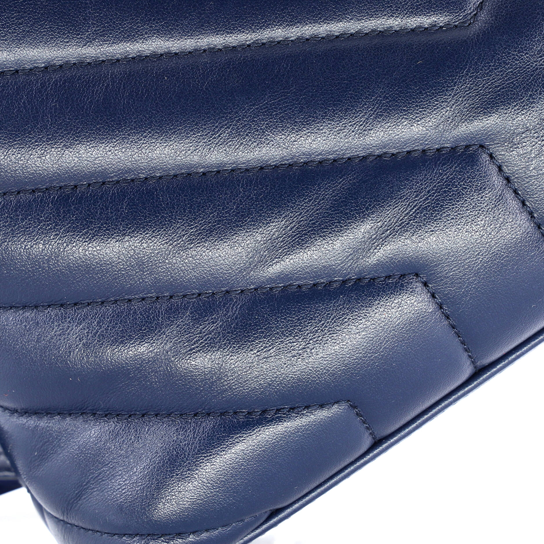 Loulou Shoulder Bag Matelasse Chevron Leather Small