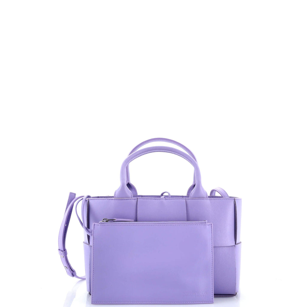 Arco Tote Maxi Intrecciato Leather Mini